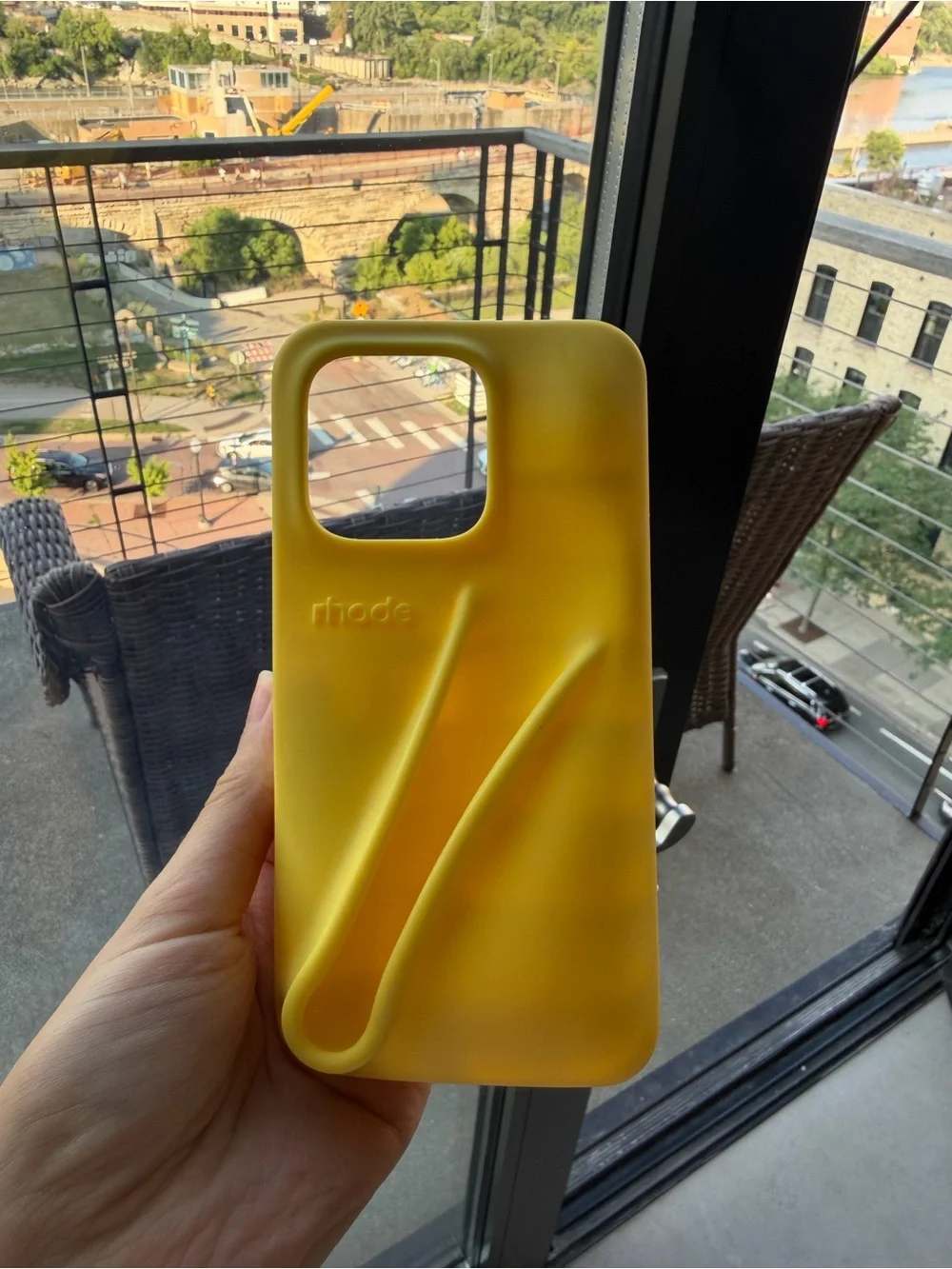 RHODE iPhone 14 Pro Lemontini Phone Case for Rhode Lip Gloss